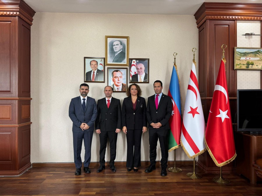 KKTC Sigorta ve Reas&uuml;rans Şirketleri Birliği heyeti T&uuml;rk D&uuml;nyası Sigorta Birliği 1. Kuruluna Azerbeycan Şuşa 'da katıldı.